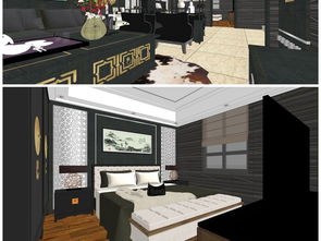 原創(chuàng)精品新中式住宅室內(nèi)SU模型設(shè)計圖 55.80MB高清家裝模型庫資源解析